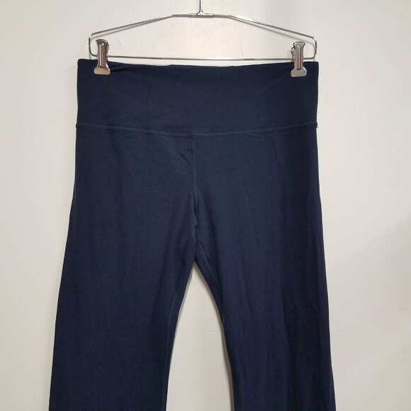 Athleta Elation Straight Leg Pants Blue Womens Large Petite L/P Stretch Athletic - Picture 3 of 6